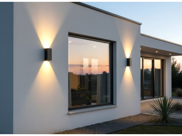 8x 7W LED zwart Wandlamp duo licht verstelbaar waterdicht – foto 3 – kavel bij XL Auctions