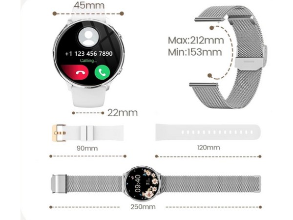 Fitonme Smartwatch S51 Zilver1