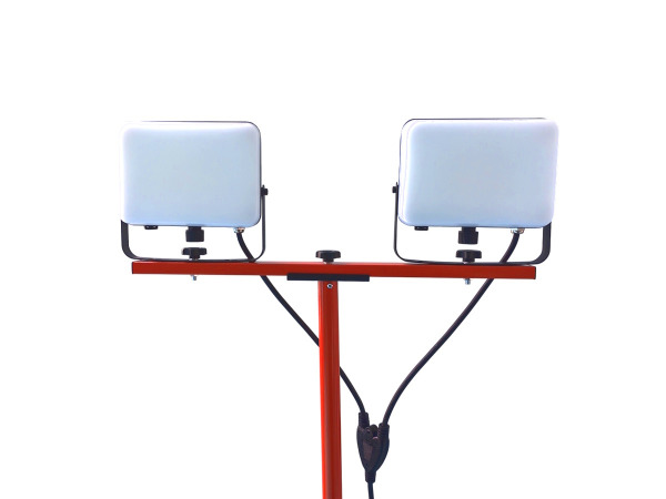 Werklamp 2x50W LED 3in1 kleur CCT Breedstraaler tripod – foto 5 – kavel bij XL Auctions