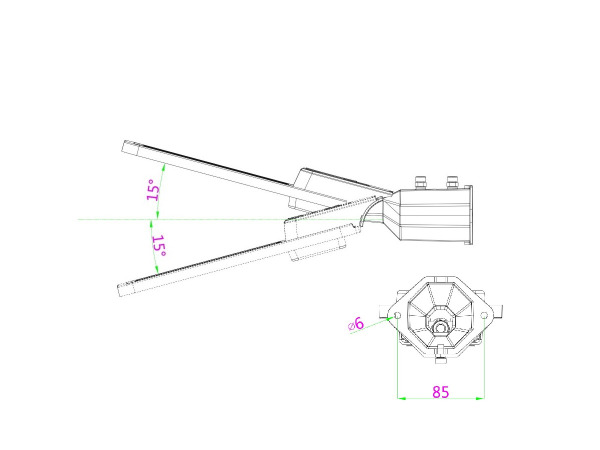 10x 100W 5000K LED Straatverlichting Lens Waterdicht kantelbaar – foto 10 – kavel bij XL Auctions