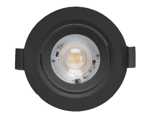 100x 4.9W SMD LED Inbouwspot 3000K zwart met lens – foto 5 – kavel bij XL Auctions
