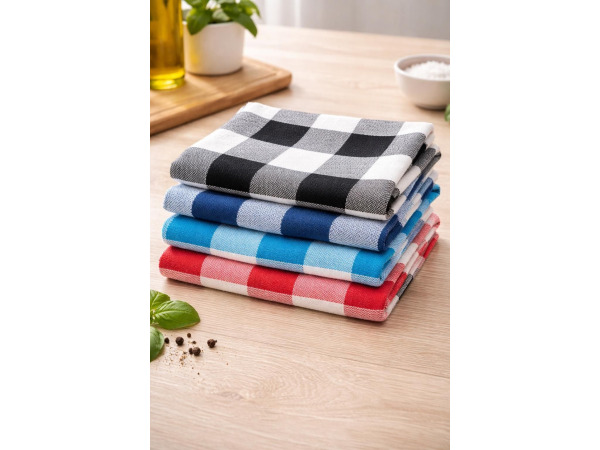 80x Keuken Theedoek - Zwart - 100% katoen bekijken – foto 2 – kavel bij XL Auctions