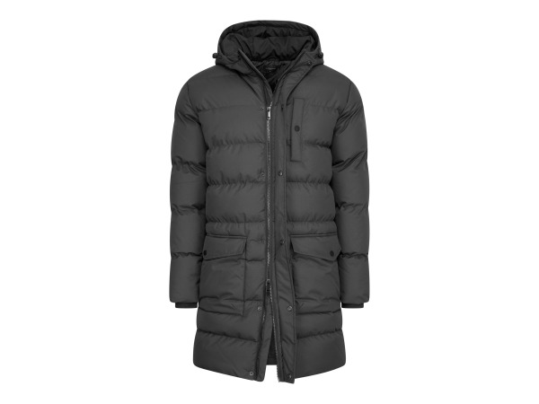 Cappuccino Italia lange winterjas met capuchon zwart - XL – foto 2 – kavel bij XL Auctions