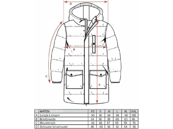 Cappuccino Italia lange winterjas met capuchon zwart - XL – foto 4 – kavel bij XL Auctions