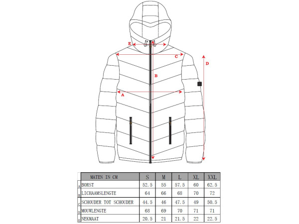 Cappuccino Italia Hooded Puffer Jacket Zwart - XXL – foto 2 – kavel bij XL Auctions