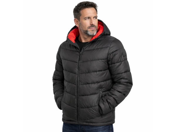 Cappuccino Italia Hooded Puffer Jacket Zwart - XXL – foto 3 – kavel bij XL Auctions
