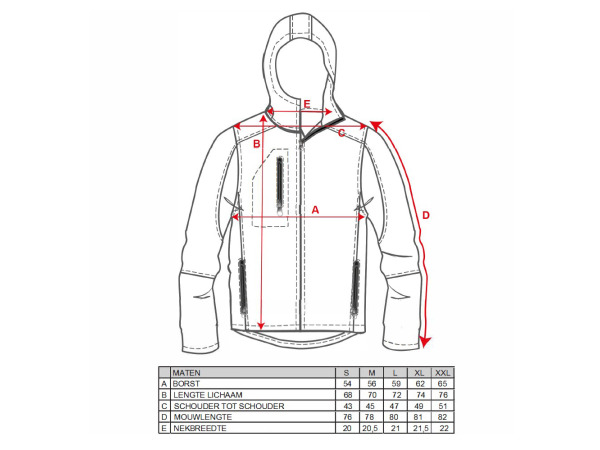 Cappuccino Italia Softshell Hood Jacket Zwart - XL – foto 4 – kavel bij XL Auctions