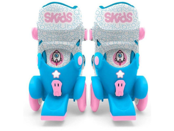 Rolschaatsen Explore voor meisjes, blauw-roze maat 23-26 – foto 2 – kavel bij XL Auctions
