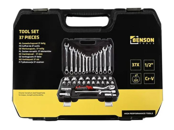 Benson Gereedschapset 37-delig – foto 2 – kavel bij XL Auctions