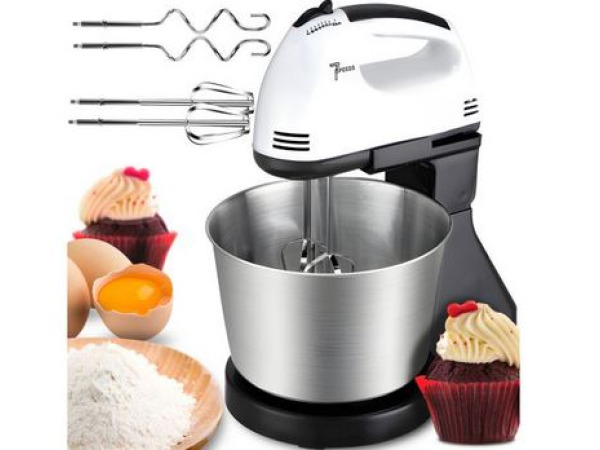 Handmixer keukenrobot met grote kom 7 snelheden – foto 2 – kavel bij XL Auctions
