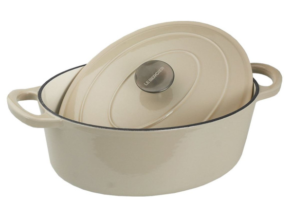 Le Bergier - Gietijzeren Braadpan - 4,3L - Ø36,5 CM Taupe – foto 2 – kavel bij XL Auctions