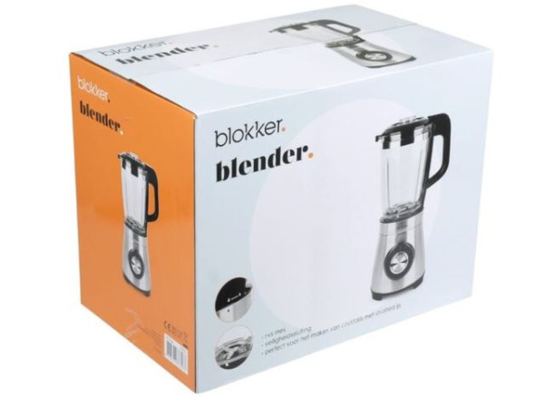 Blokker Blender Smoothie Maker RVS 1,75 Liter – foto 2 – kavel bij XL Auctions