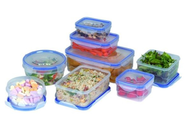 Vershoudbakjes - 8 delige set - transparant - kunststof – foto 2 – kavel bij XL Auctions