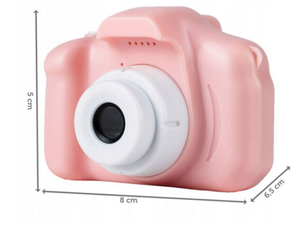 Digitale camera voor kinderen roze – foto 2 – kavel bij XL Auctions