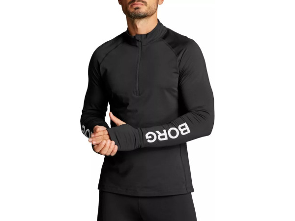 Bjorn Borg Midlayer Half Zip Top Zwart - S – foto 3 – kavel bij XL Auctions