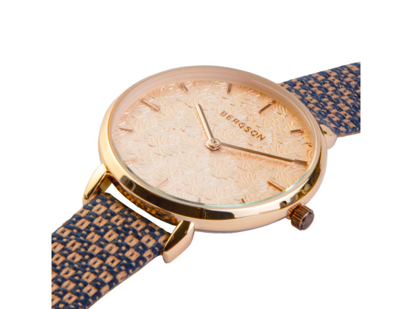 Bergson Ocean dameshorloge rosegoud 33mm – foto 3 – kavel bij XL Auctions