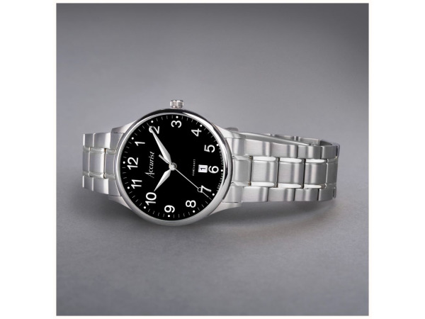 Accurist London Classic Heren Horloge Zilver/Zwart 37mm – foto 4 – kavel bij XL Auctions