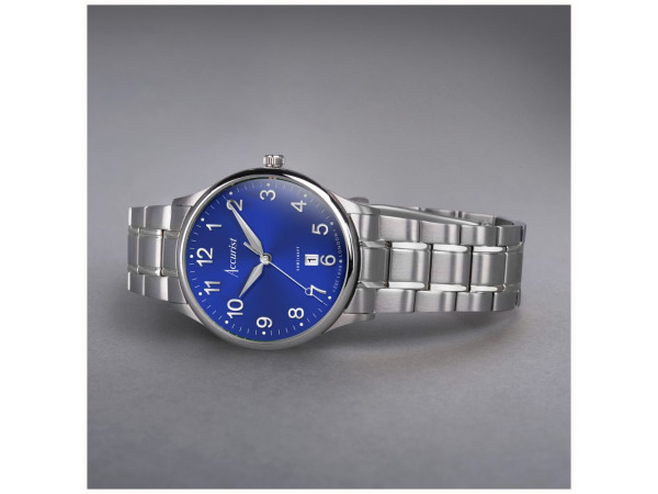 Accurist Londen Classic Heren Horloge Zilver/Blauw 37mm – foto 4 – kavel bij XL Auctions
