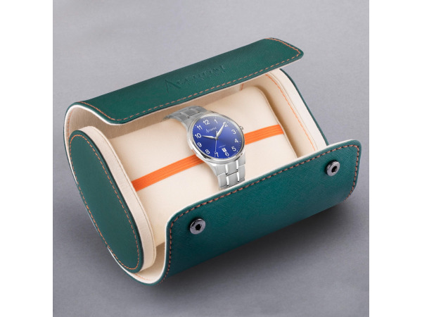 Accurist Londen Classic Heren Horloge Zilver/Blauw 37mm – foto 7 – kavel bij XL Auctions