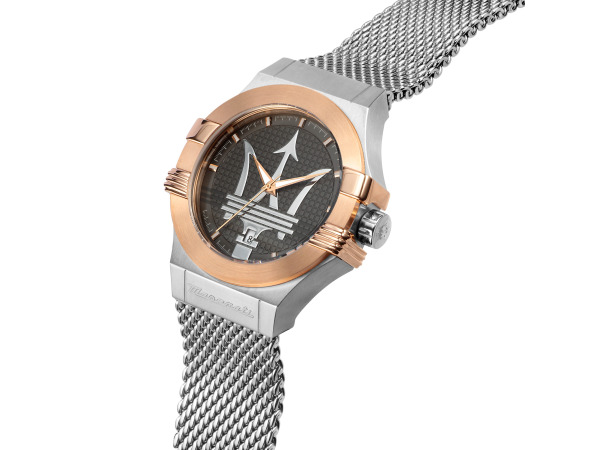 Maserati Potenza Zilver/Rose 42mm – foto 5 – kavel bij XL Auctions