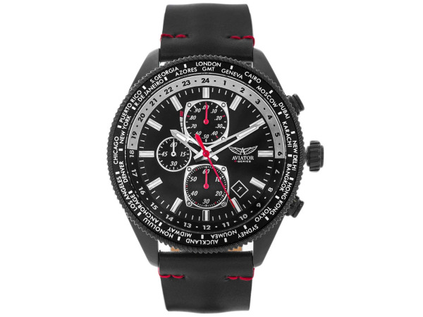 Aviator F-series Black Eagle heren horloge zwart 45mm – foto 2 – kavel bij XL Auctions