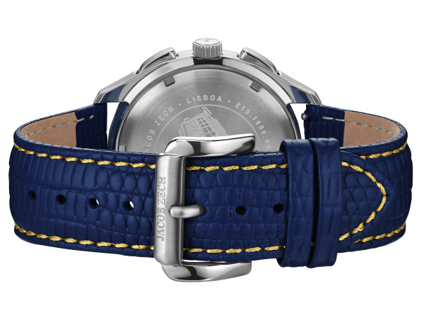 Jacob Zech Horloge Lisboa Blauw/Zilver 42mm – foto 5 – kavel bij XL Auctions