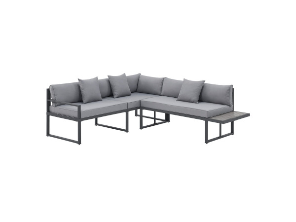 Loungeset Tropez - 4 persoons - donkergrijs – foto 6 – kavel bij XL Auctions