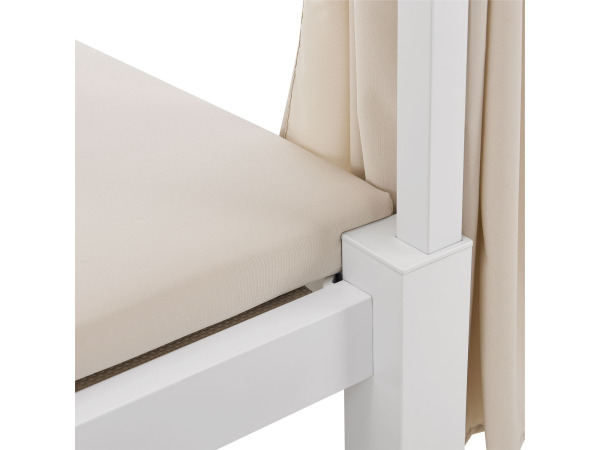 Dubbel Ligbed - Beige / Wit – foto 7 – kavel bij XL Auctions