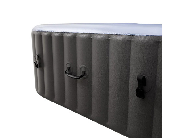 Opblaasbare Whirlpool - 4-6 personen - Grijs - Incl. LED – foto 3 – kavel bij XL Auctions
