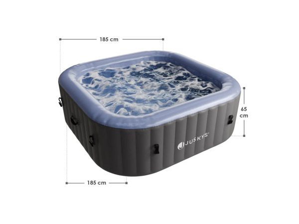 Opblaasbare Whirlpool - 4-6 personen - Grijs / Blauw – foto 6 – kavel bij XL Auctions