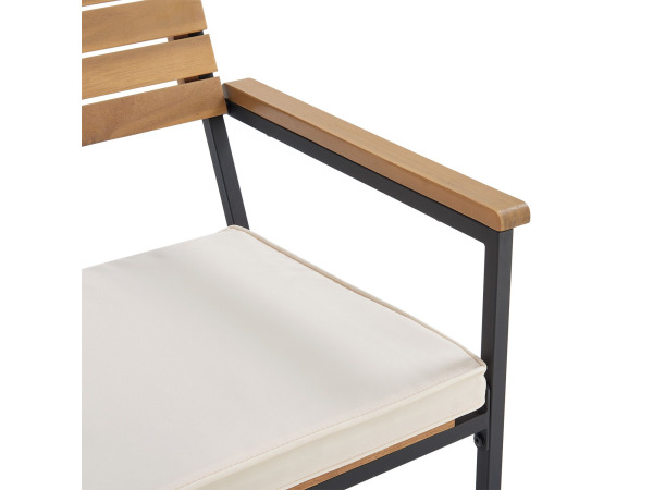 Juskys Tuinset / Eetset Rhodos - Acaciahout - 5-delig - Incl – foto 2 – kavel bij XL Auctions