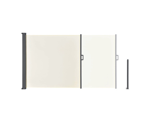 Windscherm / Zonnescherm Dubai - 300 x 180 cm - Beige – foto 4 – kavel bij XL Auctions