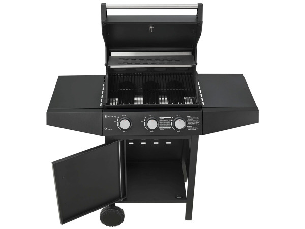 Lousiana Gasbarbecue - 3 branders - Zwart – foto 6 – kavel bij XL Auctions