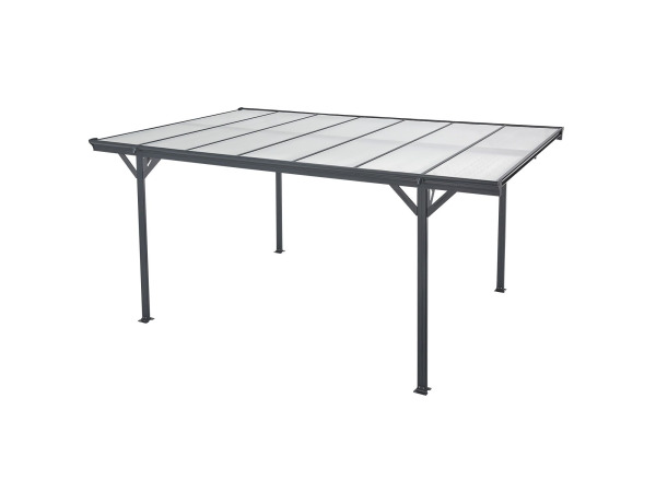 Terrasdak / Carport - Platdak - 5 x 3 m - Donkergrijs – foto 8 – kavel bij XL Auctions