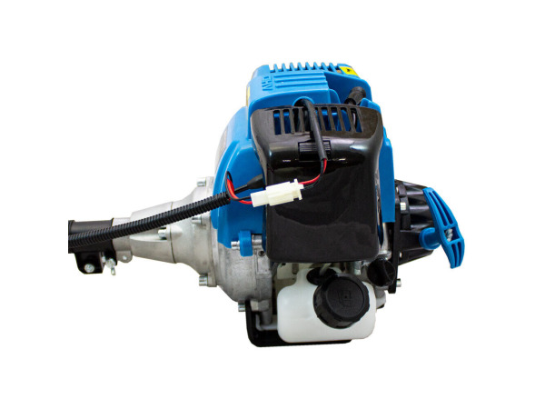 2-in-1 Benzine Bosmaaierset - 31 cm - 4-takt - Blauw – foto 4 – kavel bij XL Auctions