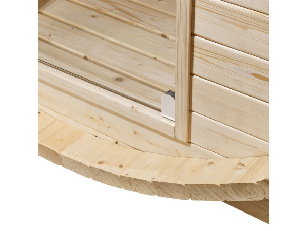 Barrelsauna Spitsbergen- 3,6 - 8 kW - 191x193x180 cm – foto 2 – kavel bij XL Auctions