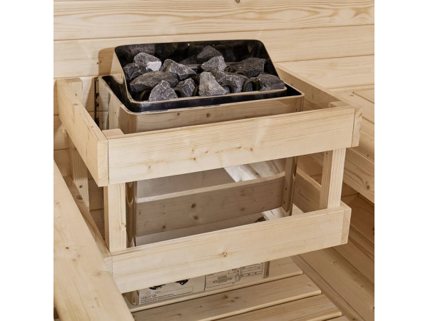Barrelsauna Spitsbergen- 3,6 - 8 kW - 191x193x180 cm – foto 9 – kavel bij XL Auctions