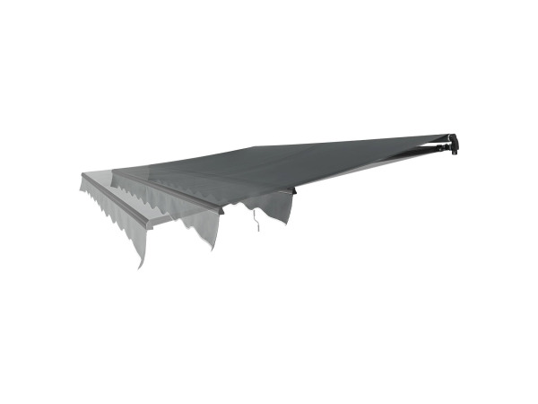 Zonnescherm / Luifel - 400 x 300 cm - Grijs – foto 7 – kavel bij XL Auctions