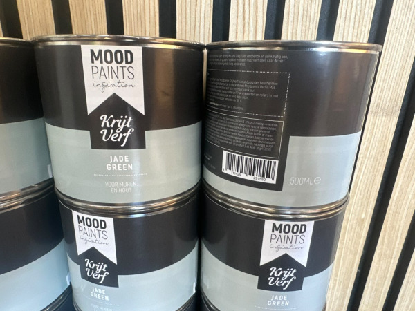 14x Moodpaints Krijtverf Jade Green 500ML – foto 2 – kavel bij XL Auctions