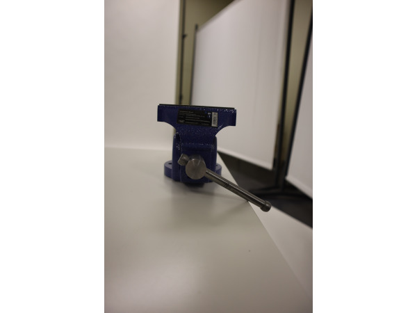 Bankschroef / Handbankschroef - Staal - 100 mm - Blauw – foto 6 – kavel bij XL Auctions