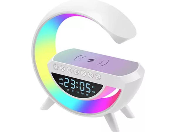 iBello bluetooth speaker LED Wake Up Light draadloze oplader