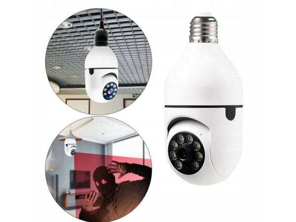 WiFi Beveiliging Camera E27 gloeilamp aansluiting 1080P – foto 2 – kavel bij XL Auctions