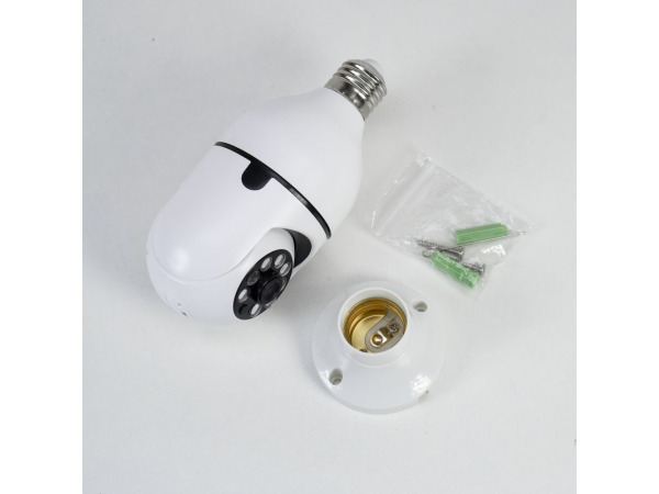 WiFi Beveiliging Camera E27 gloeilamp aansluiting 1080P – foto 3 – kavel bij XL Auctions