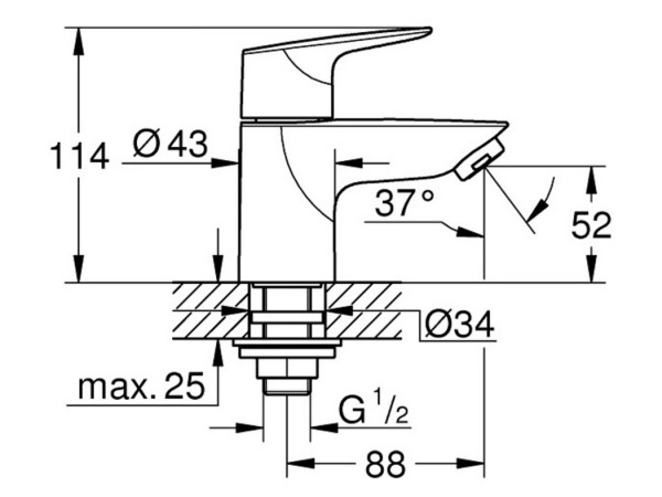 Grohe Toiletkraan 1/2" XS-Size – foto 2 – kavel bij XL Auctions