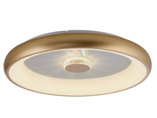  Just Light Ronde plafondlamp Vertigo messing 61,5cm