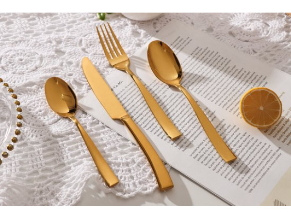 Bestekset goud 24-delig – foto 3 – kavel bij XL Auctions