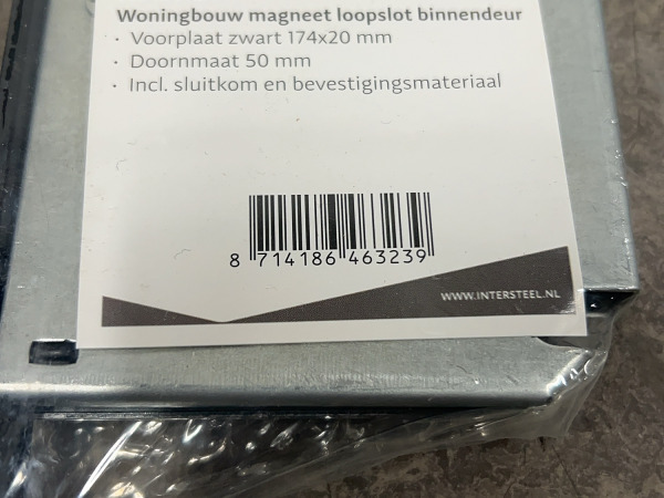 10x Intersteel loopslot met sluitplaat – foto 4 – kavel bij XL Auctions