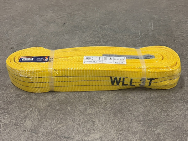 2x Konvox Hijsband Geel 3 Ton - 8m – foto 3 – kavel bij XL Auctions