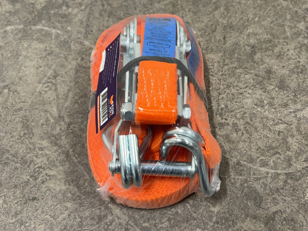 10x Konvox spanband met ratel en haak 25mm x 7m – foto 2 – kavel bij XL Auctions