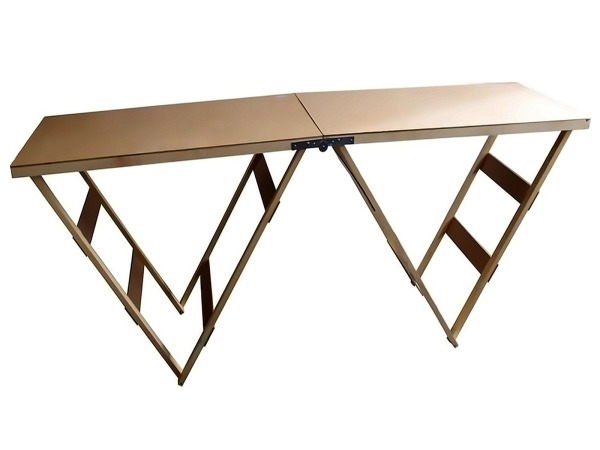 Elma behangtafel hout 200x65cm – foto 2 – kavel bij XL Auctions